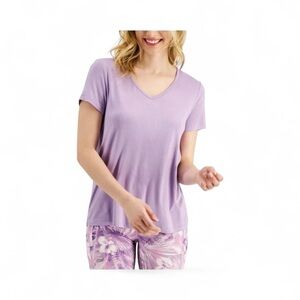 NWT ID Ideology Women's V-Neck T-Shirt Purple XXL